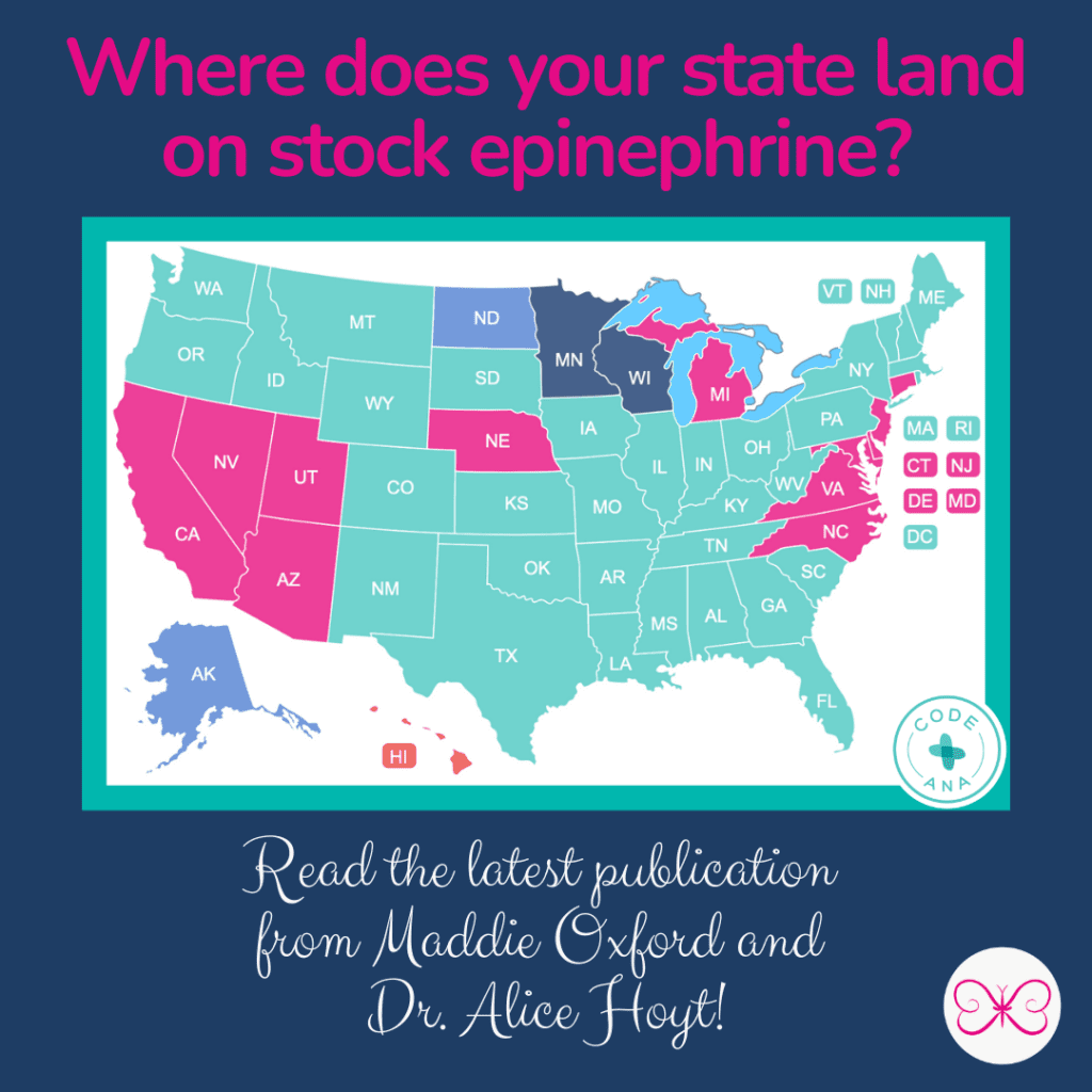 Stock epinephrine saves lives.