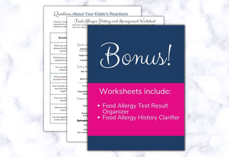 food allergy testing ebook