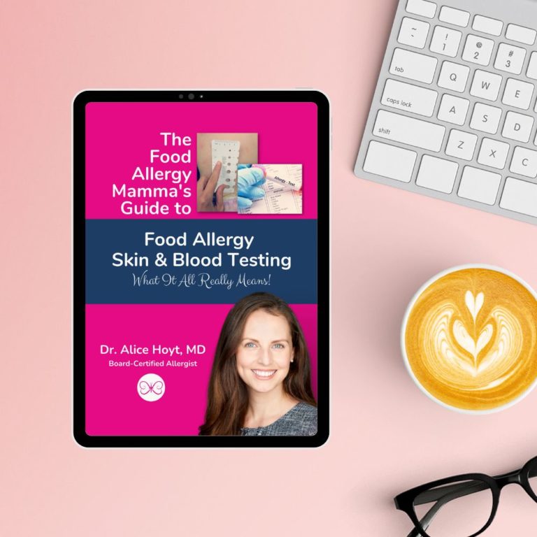 Food Allergy and Your Kiddo testing ebook