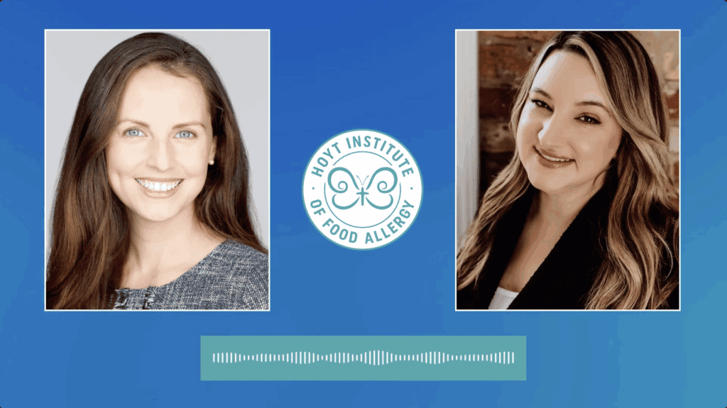 Dr. Alice Hoyt and Tamara Hubbard food allergy prevention too late